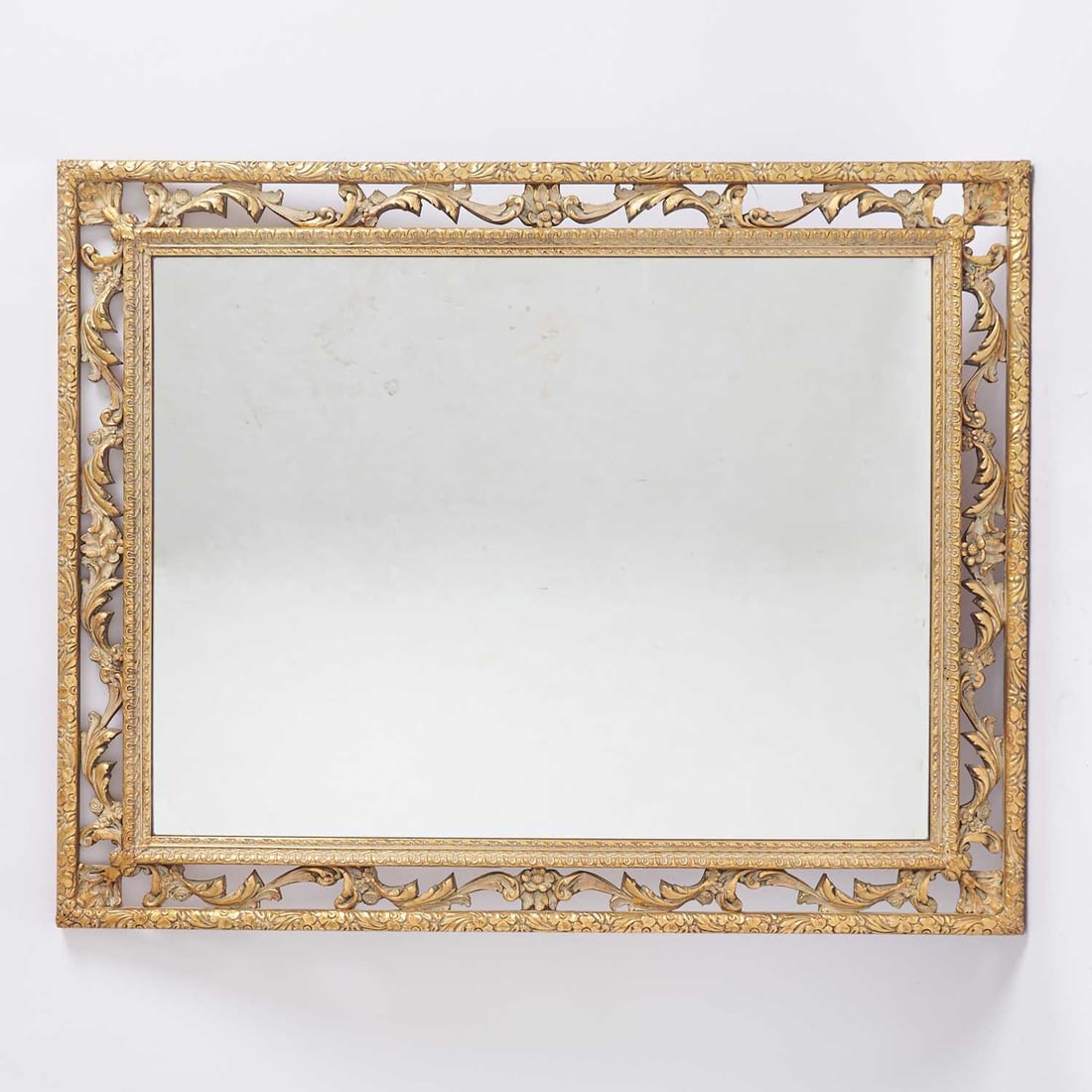 Neoclassical Style Carved Giltwood Mirror: Modern Height 39 inches, width 49 inches