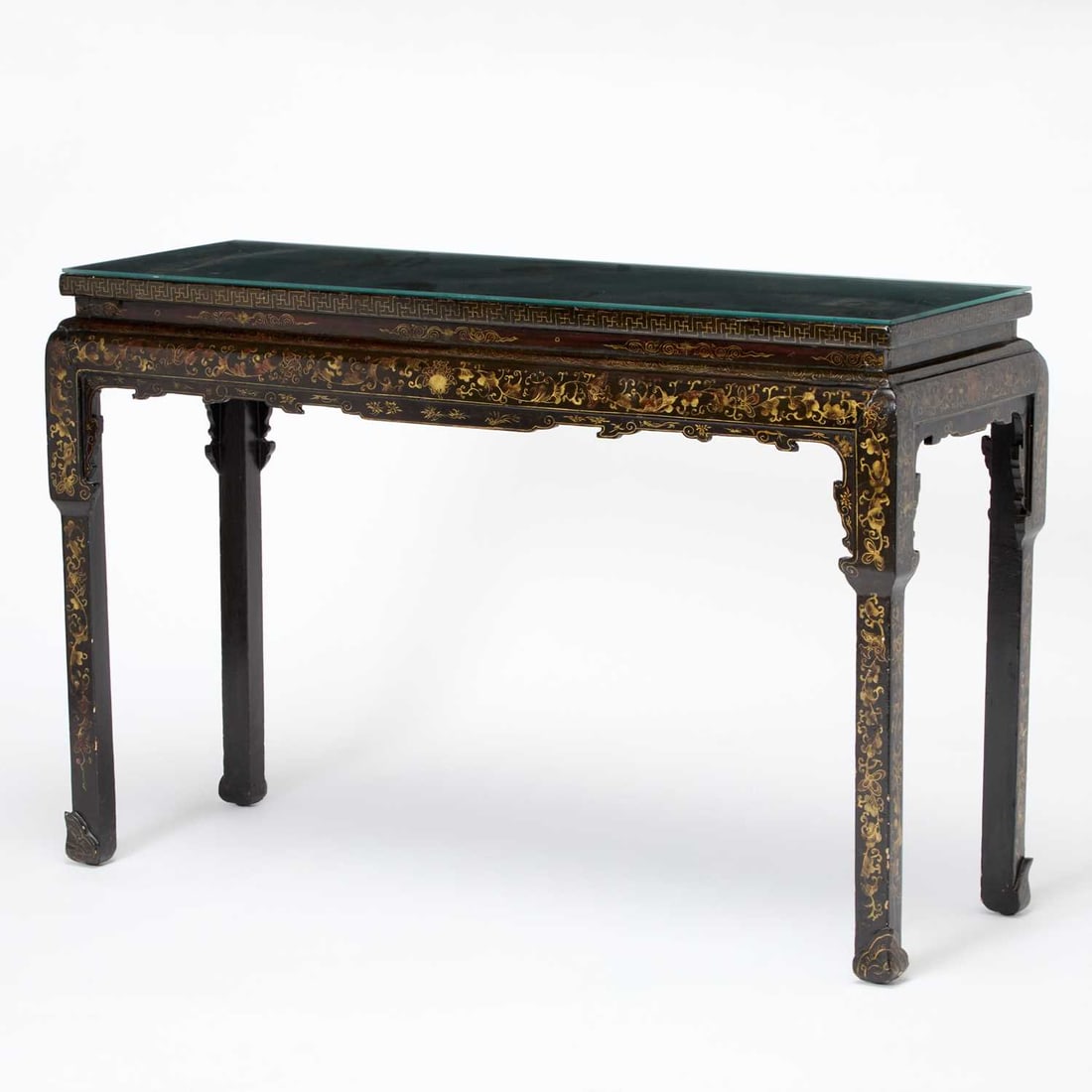 Chinese Black Lacquered and Parcel-Gilt Altar Table (1 of 4)