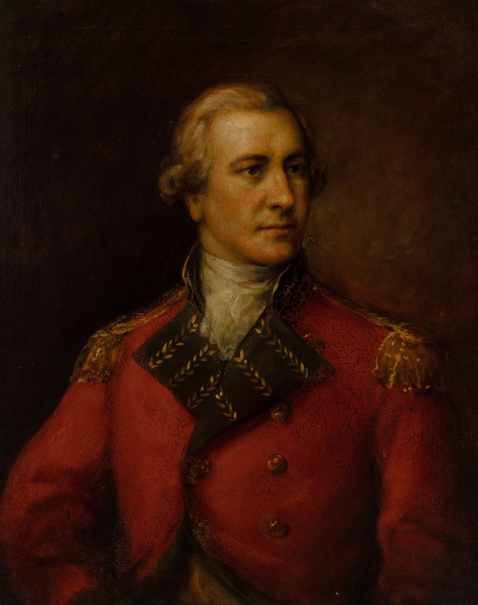 Circle of Sir Henry Raeburn: Portrait of a Gentleman Traditionally Thought to be George Washington Oil on canvas 30 1/4 x 24 3/4 inches (76.7 x 62.8 cm) Frame 38 x 31 3/4 inches (96.5 x 80.5 cm) Provenance: Property of a