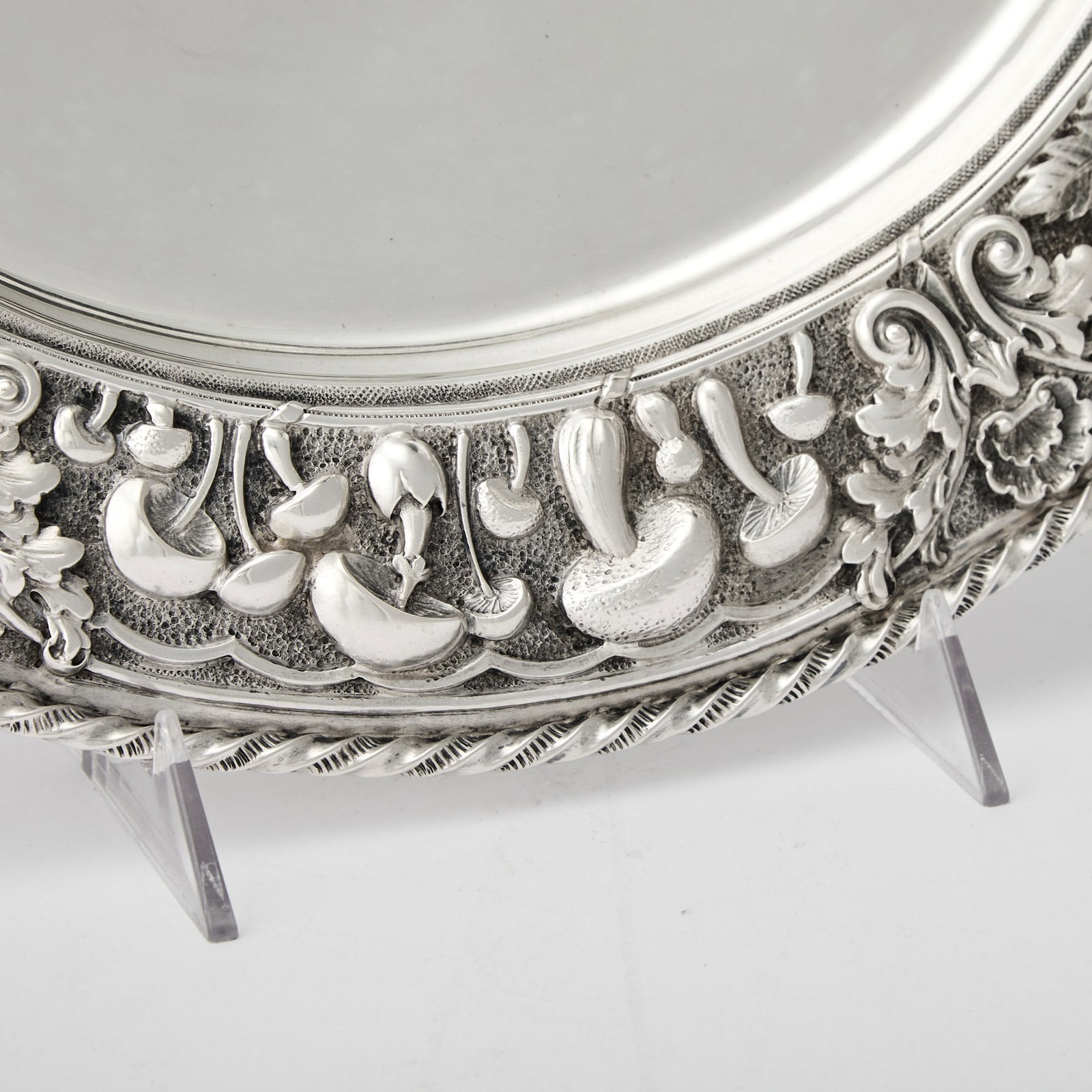 Continental Silver Two Handled Tray - 4