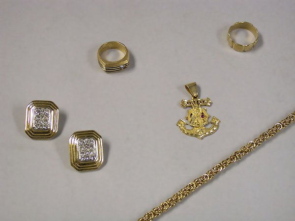 Group of Assorted Gold and Costume Jewelry