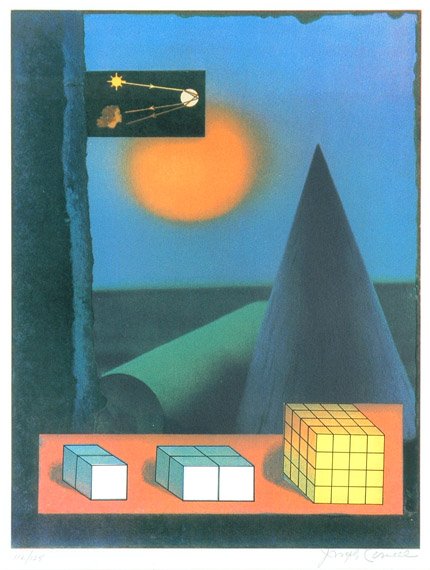 Joseph Cornell UNTITLED (HOW TO MAKE A RAINBOW) C: Joseph Cornell UNTITLED (HOW TO MAKE A RAINBOW) Color screenprint with varnished stencil, 1972, signed and numbered 112/125 in pencil, published by Brooke Alexander, New York, in apparently good condi