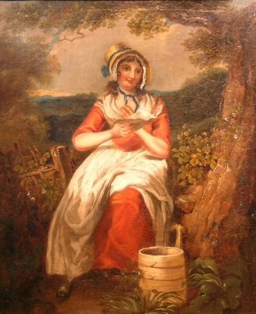 Francis Wheatley British, 1747-1801 THE LOVE LETTER: Francis Wheatley British, 1747-1801 THE LOVE LETTER Signed F. Wheatley (llc) Oil on canvas 29 x 24 1/4 inches (73.6 x 61.5 cm)