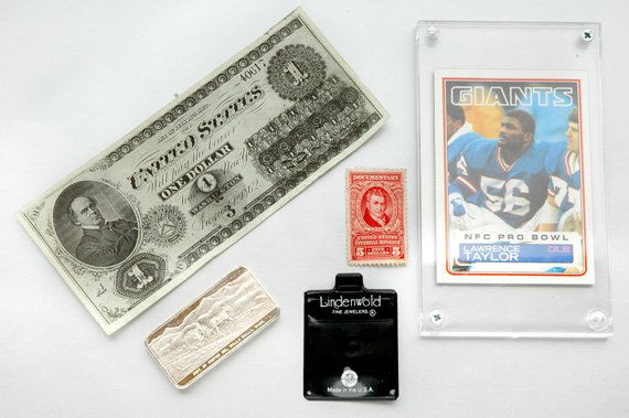 Three Oz. Silver Bar and Group of Sports Trading C: Three Oz. Silver Bar and Group of Sports Trading Cards