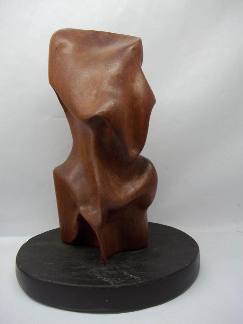 Wood Abstract Modernist Sculpture (1 of 5)