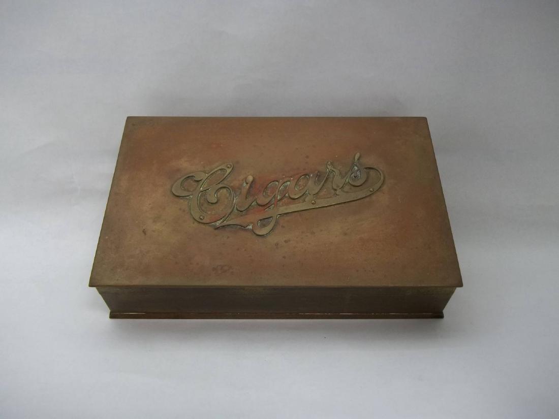 Vintage Copper Cigar Box Humidor (1 of 5)