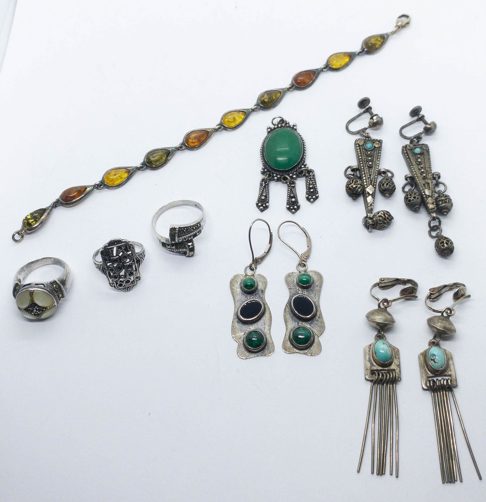 Sterling Silver Earrings, Rings, Bracelet, Pendant (1 of 10)