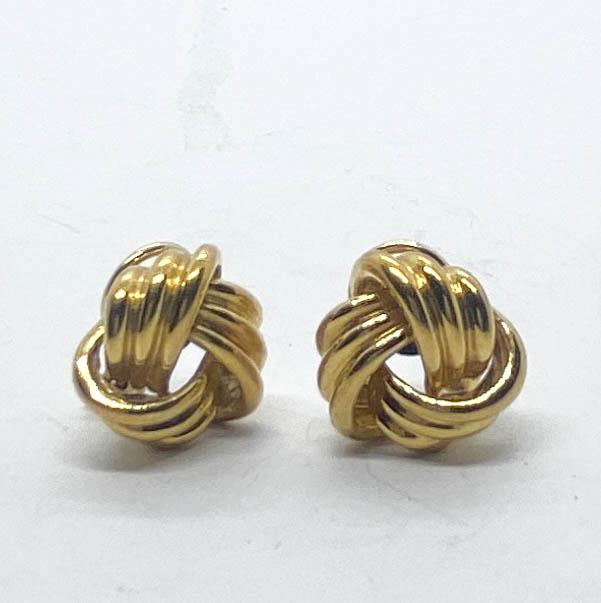 18k Yellow Gold Love Knot 15.3 grams (1 of 7)