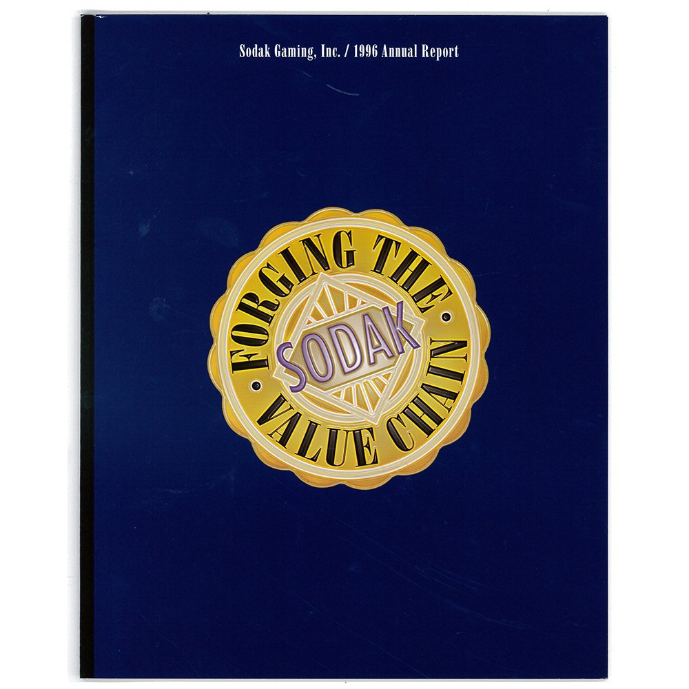 Sodak Gaming, Inc. 1996 Annual Financial Report (1 of 2)