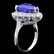 18k Gold 9.00ct Tanzanite 1.35ct Diamond Ring - 3