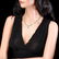 14k Gold 24ct Emerald 2.00ct Diamond Necklace - 5