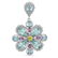 14K Gold 20.22ct Aquamarine 3.00ct Sapphire 1.48ct