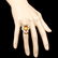 14k Yellow Gold 5.50ct Beryl 1.15ct Diamond Ring - 4