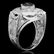 14K Gold 1.95ct Fancy Color Diamond 3.25ct Diamond Ring - 2