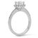14K Gold 0.52ct Center Diamond 0.72cts Diamond Ring - 2