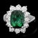 14k Gold 3.00ct Tourmaline 1.05ct Diamond Ring