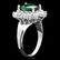 14k Gold 3.00ct Tourmaline 1.05ct Diamond Ring - 2