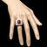14k Gold 7.00ct Ruby 0.90ct Diamond Mens Ring - 4