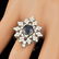 14k Gold 2.00ct Sapphire 1.55ct Diamond Ring - 3