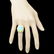 14k Yellow Gold 11.00ct Opal 0.70ct Diamond Ring - 4