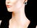 14k Gold 17.00ct Topaz 1.50ct Diamond Earrings - 4