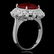 14K Gold 6.06ct Ruby 0.71ct Diamond Ring - 2