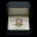 14K Gold 17.17ct Kunzite 1.21ct Diamond Ring - 4