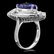 14k Gold 4.50ct Tanzanite 2.30ct Diamond Ring - 3