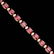 14k Gold 28.00ct Ruby 1.00ct Diamond Bracelet - 6