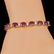 14k Gold 28.00ct Ruby 1.00ct Diamond Bracelet - 8