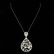 14k White Gold 6.85ct Diamond Pendant - 2