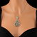 14k White Gold 6.85ct Diamond Pendant - 4