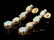 14k Gold 3.50ct Opal 0.35ct Diamond Earrings - 2