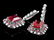 14k Gold 11.4ct Ruby 1.50ct Diamond Earrings - 2