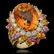 14K Gold 12.85ct Citrine, 4.32ct Fancy Color Sapphire &