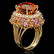 14K Gold 12.85ct Citrine, 4.32ct Fancy Color Sapphire & - 2