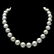 18K Gold Pearl 0.60ct Diamond Necklace