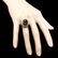 14k White Gold 12mm Pearl 0.50ct Diamond Ring - 4