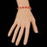 14k Gold 15.00ct Coral 0.80ct Diamond Bracelet - 5