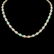 14K Gold 24.51ct Opal 2.24ct Diamond Necklace