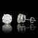 14k White Gold 5.09ct Diamond Earrings - 2