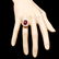 14k Yellow Gold 6.20ct Ruby 1.50ct Diamond Ring - 4