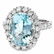 14k Gold 7.70ct Aquamarine 1.27ct Diamond Ring - 2