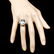 14k Gold 7.70ct Aquamarine 1.27ct Diamond Ring - 4