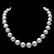 18K Gold Pearl 0.60ct Diamond Necklace