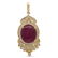14K Gold 49.31 ct Ruby 1.78ct Diamond Pendant