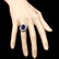 14k Gold 11.50ct Sapphire 1.20ct Diamond Ring - 4