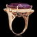 14K Gold 25.07ct Ametrine 0.40ct Sapphire 1.00ct - 2