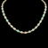 14K Gold 24.51ct Opal 2.24ct Diamond Necklace