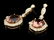 14k Y Gold 15ct Morganite 1.45ct Diamond Earrings - 2